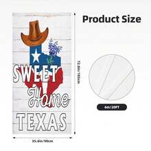 Sweet Home Texas Door Cover Banner Decoration Backdrop Porch Sign For Holiday Party Indoor Outdoor Decor One Size,OneSize,SweetHomeTexas - SweetHomeTexas - View 3