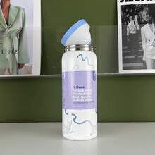 O'WALAFreeSip   Insulated Stainless Steel Water Bottle With Straw For Sports, Travel And School Sports Bottle 32 Oz - Nơ xanh - 32oz - Xem 3