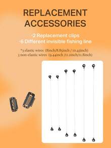 DOORES 真人发光环接发，12-22英寸，70-120克，隐形钢丝，100%真人发，巧克力棕色，带可调节夹子和隐形钢丝，适合日常佩戴，易于佩戴，隐形效果极佳，适合冬季、圣诞节、角色扮演、校园和约会之夜等场合。 - S4A - 查看 7