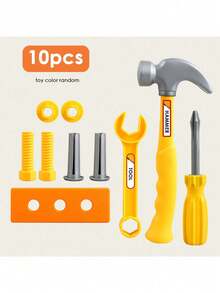 Kids Educational Pretend Play Drill Tool Box Toy Set, DIY Repair Simulation Toy - Multicolor - View 7