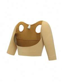 1件/2件装塑形压缩袖套，女士运动袖套，纤细手臂和肩部支撑，适合日常穿着、轻度运动、休闲外出，柔软贴合，简约设计 - 彩色 - 查看 16