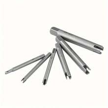 7pcs M4-M14 High Speed Steel Broken Tap Extractor Broken Tap Removal Tool Kit - Silver - View 8