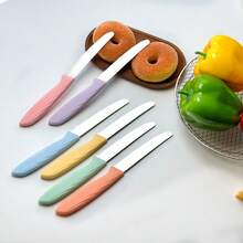 2/4/6pcs Stainless Steel Western Style Knives Set, Includes Steak Knife, Multipurpose Bread Knife, Fruit Knife, Chef's Knife, Suitable For Home Kitchen, Restaurant, Holiday Dining, Dishwasher