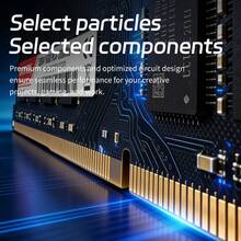 DiDTOCK 台式机内存 DDR4 16GB 2666MHz 3200MHz 1.2V CL19 CL22 PC RAM DIMM 无散热片 - 黑與白 - 查看 7