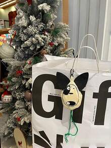 Cute Cartoon Animal-Shaped Foldable Home Shopping Bags. Convenient Folding Shopping Bags For Going Out Shopping, Large-Capacity Shopping Bags That Are Easy To Fold And Store, And Convenient To Carry Around - White - View 2