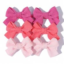 6 piezas Pinzas para el cabello de mariposa para niña, accesorios para el cabello dulces para niños - Estilo 1 - Ver 7