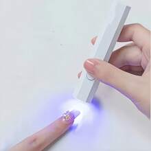 Movcle Nail Polish Curing Lamps Handheld UV/LED 180mAh Battery Pack Hybrid Light For Gel Nails, Mini Nail Lamp, Portable Cordless Rechargeable, Fast Curing - White - View 8