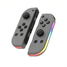 Joycons L/R para Nintendo para Controles de Switch, Reemplazo para Controles de Switch, Joycons para Nintendo para Controles de Switch, Vibración Dual/Control de Monitor/Función de Compartir/Despertar/Sin NFC - Gris Oscuro - Ver 13