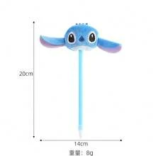 Cute Creative Stitch Plush Ballpoint Pen (Random Delivery) - Black - View 4