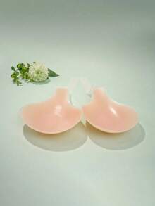 New Silicone Invisible Bra With Straps, Non-Slip Style, Lift And Enhance Cleavage, Designed For Wedding Photography, Strapless Dresses, Invisible Underwear, Dresses, Jumpsuits, Travel & Vacation - Apricot - View 11