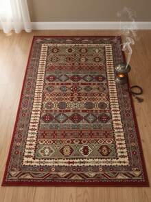 1pc Classic Foldable Cushion Mat, Soft Bottom, Velvet, Approx. 1cm Thick - Durable Polyester, Machine Washable, Suitable For Indoor/Outdoor Use, Great For Study, Living Room, Ramadan Events