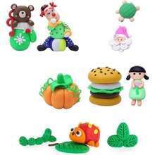 Kit de Arcilla Polimérica DIY de 10 Colores, Arcilla Seca al Aire, Moldeado para Niños de 3+ Años,37357609 - Multicolor - Ver 5