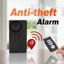 110dB Wireless Anti-Theft Alarm With Remote Control - Safety Motion Sensor Alarm For Bicycle, Motorcycle, Scooter, Doors & Windows, Battery Powered, 36V Or Below, Bicycle Security | Modern Safety Device | Remote Control Alarm - Black - View 9
