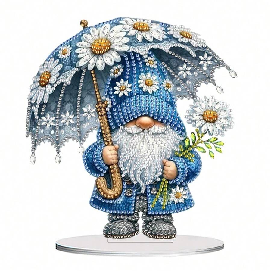 Fairyland JinWenn Decor For Home Diamonds Art Kit Decorations, Daisy Gno 1mes Diamonds Painting Kit For Adult Tabletop Gift DIY 5D Diamonds Dots Christmas Special Crystal Diamond 7.8x7.8 Inch - DP02373 - 查看 1