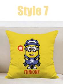 SpongeBob SquarePants Yellow Cartoon Throw Pillows, Sofa/Living Room/Bedside Back Cushions, Office Pillow Covers - Multicolor - View 11