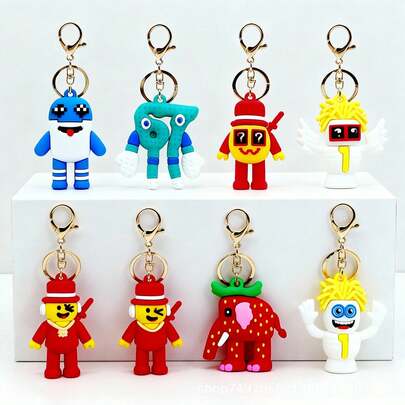 2026 New Steal A Brainrot Jandel Key Chain, Game Peripheral Brainrot Monster Pendant