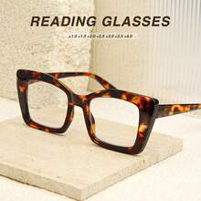 6pcs Retro Square Reading Glasses Set Durable Glasses For Book Lovers Office Computer Use - 6 CÁI - Xem 8