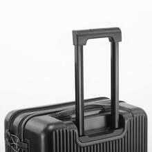 Carry-On Suitcase With Cup Holder - 20-Inch Front Opening Luggage For Travel - Black - View 10