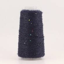 1PC 50g Lace Mohair Yarn With Sequins Crochet Knitting Yarn With Lurex Fashion Baby Soft Sweater Shawl Needlework Yarns With Loops - Multicolor - View 35