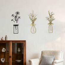 Ironwork Floral Wall-Mounted Candlesticks, Light Luxury Wall Decoration, Candle Holders, Artistic Hanging Candlesticks For Bedrooms And Dining Rooms, Home Decorative Items