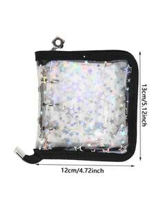 3inches Zipper Binder Photocard Holder Kpop Idol Photo Album PVC Photocards Album Collect Book - Multicolor - View 2