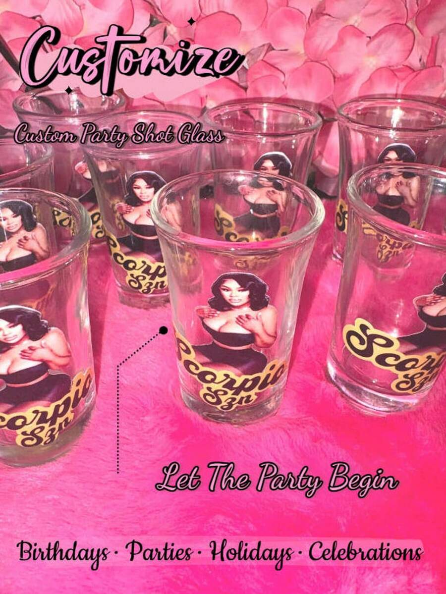 客製化紅酒杯,Galentine's Day 派對伴手禮,客製化姓名紅酒杯禮品,情人節飲具,情侶禮物,好友聚會飲具,節日慶祝派對客製化紅酒杯 - 多色 - 查看 1