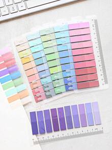 200 Index Stickers 1 Office Stationery Supplies Label Paper Student School Supplies Note Stickers Back To School - Multicolor - View 3