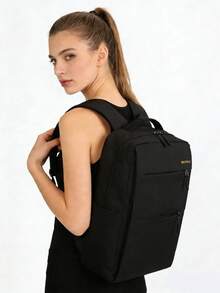 Three-Piece Men's Backpack Set, Including A Backpack, Shoulder Bag, And Coin Purse. Features A Spacious Design, Perfect For Back-To-School, Travel, Business, And Everyday Use. - Black Three-piece Suit - View 4