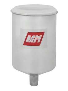 TendenciaVaso De Aluminio Para Pistola De Gravedad Pintura Color PlateadoCalidad premium - Plateado - Ver 4