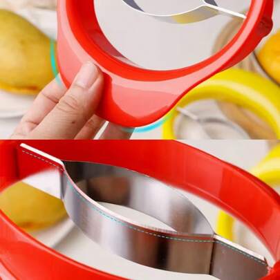 1pc Easy-Grip Mango Slicer - Creative Kitchen Gadget For Perfect Cuts, Durable Plastic Mango Cutter With Colorful Options, Ideal For Peeling & Core Removing, Fruit Slicer