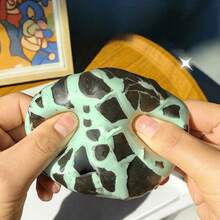 2025 New - Mint Chocolate Crispy Handmade Squeeze Toy, Crunchy Sound Fidget Tool, Soft Stress Relief Ball, Perfect Gift For Birthday, Holiday, Valentine's Day - Multicolor - View 6