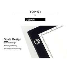 Almohadilla luz LED A3 pintura diamantes tablero luz fino copia rastreo brillo ajustable para trazar quitar vinilo dibujo arte - 411 - Ver 4