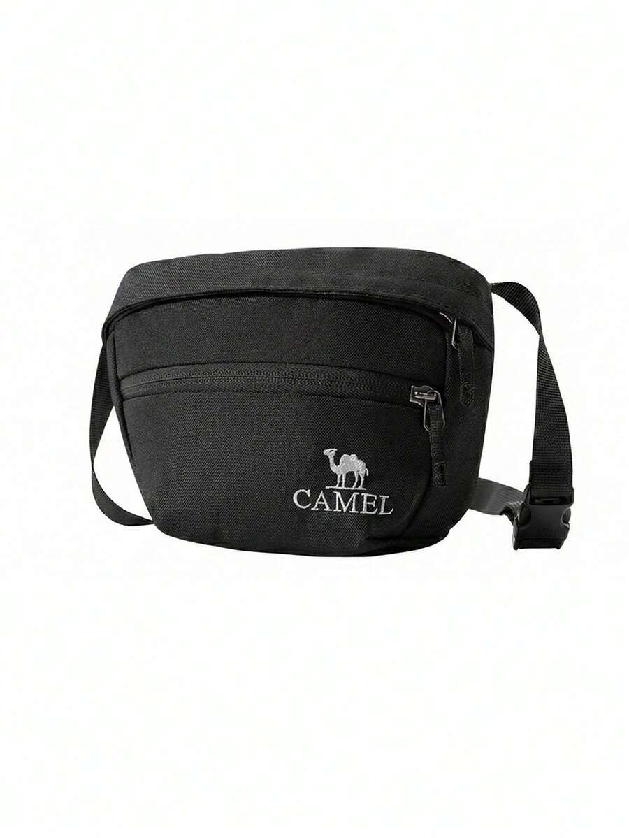 CAMEL CROWN 轻便斜挎包,适合通勤、旅行和运动 - 幻影黑 - 查看 1