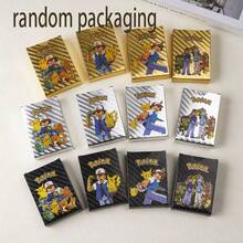 (Random Packaging) 55pcs/Box  Trading Cards, Gold Foil Cards, Collectible Cards Game, Battle Cards, Anime Merchandise, Party Gift, Christmas Gift, Holiday/Christmas Gift,  Collectible Card Game, Battle Card Box, Collectible Card Game - Multicolor - View 5