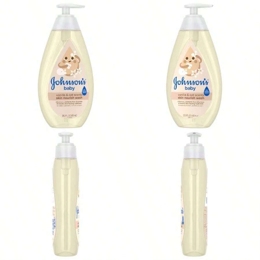 ' Skin Nourishing Moisture Wash, Vanilla Oat Scent Tear - Free, Hypoallergenic Body Wash Cleanse Protects From Drynes Leaves Skin Feeling Hydrated, 20.3 Fl. Oz - 香草/燕麥 + 20.3 液體盎司(1 包) - 查看 1