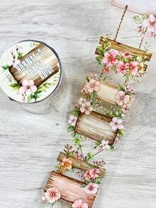 1卷创意木纹标签风景PET装饰胶带，适用于剪贴簿、DIY、手账、杂志、相册 - 彩色 - 查看 4