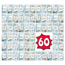 60 piezas Tarjetas de afirmaciones positivas, Tarjetas de afirmaciones diarias con citas motivadoras, Reverso en blanco - Multicolor - Ver 6