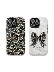 Camouflage Duck Hunting Patterns Tough Phone Case, 16 Pro Max Case Men Gifts, Gift For Boyfriend, Girlfriend, Shockproof Protection Cover Protective - Multicolor - View 2