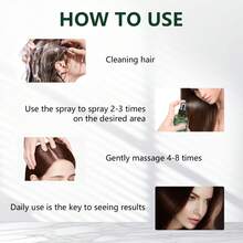 SUMIFANG Ginseng Hair Essence Spray: Nourishes The Roots, Enhances Hair Elasticity, Improves Hair Quality, Boosts Shine, Restores Hair Vitality, Enhances Hair Luster, Suitable For Damaged Or Dull Hair, Natural Nourishing Hair Care Spray - Travel Size - View 6