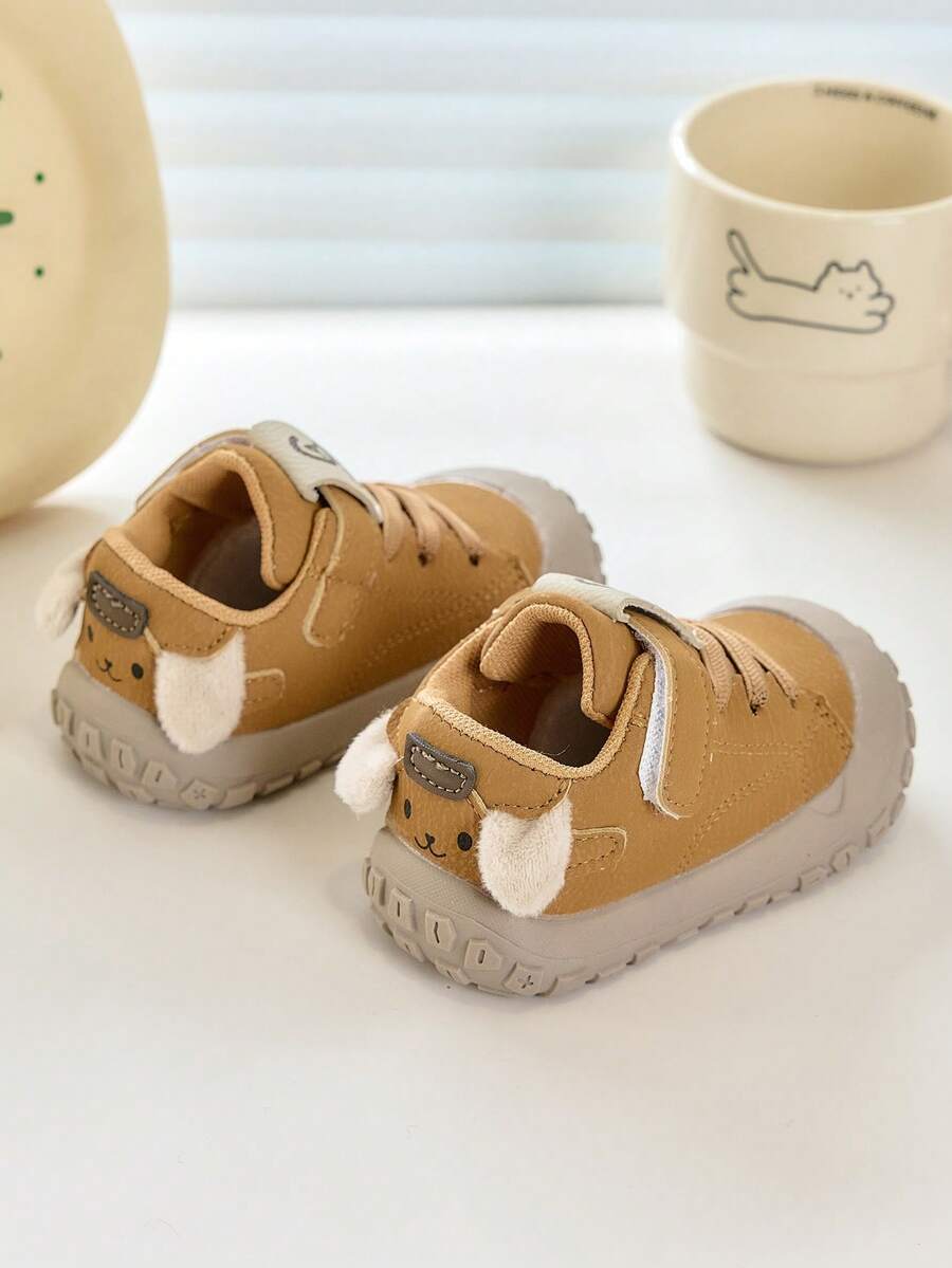 1双幼儿男童鞋，2026春秋新款软底防滑透气婴儿鞋，女婴闭趾学步鞋 - 黃色 - 查看 1