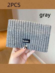 1pc/4pcs Solid Color Polyester Headband, Autumn/Winter - Multicolor - View 22