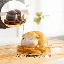 Juguete deé de zorro que de color, lindo animal bebiendoé, decoración de mesa deé para oficina y hogar, fengshui divertido y de sabor picante - 4 - Ver 2