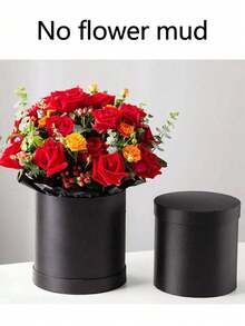 1 hộp đựng hoa tròn có nắp, hộp hình xô ôm để cắm hoa, hộp quà xếp chồng, thích hợp làm quà tặng bó hoa ngày của mẹ, hộp quà bất ngờ thể hiện tình yêu, hộp trang trí bó hoa hồng tròn cho tiệc cưới, trang trí bàn tiệc, tự làm, thích hợp cho hoa cẩm chướng, hoa tulip và hoa hồng, quà tặng tự làm ngày Valentine, Chúc mừng ngày Valentine, Ngày tỏ tình, Ngày Galentine. - Nhiều màu - Xem 7