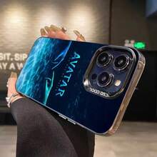 Funda para teléfono móvil de la película A- compatible con  16 15 14 13 12 11 X XR XS 8 7 Pro Max Plus, cubierta de impresión de color translúcido, bonita, compatible con funda de  17 pro max, funda de  17 pro, funda de  17, funda de  16 pro max - Negro3 - Ver 7