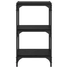 Larryhot Armadio per Libri Rovere nero 40 x 33 x 70,5 cm, Facile da assemblare, dall'estetica elegante e raffinata, pratica per riporre gli oggetti, la scelta ideale per l'organizzazione e la decorazione domestica - nero - Visualizzare 5