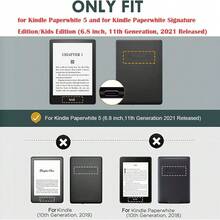 For Kindle Paperwhite 5 11th Gen 2021 6.8 Inch E-Reader Case Magnetic Cover C2V2L3 RS23CV Acrylic Split Protective Shell Auto Wake/Sleep 360 Rotation Detachable - Multicolor - View 7