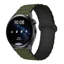 1PC 22mm Magnetic Soft Silicone Strap Compatible With Samsung Galaxy Watch 5Pro 6Classic Compatible With Huawei Watch GT5 46mm - 22mm - View 11