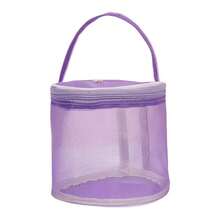 1 Set Of Yarn Finishing Device - Large Capacity With Drawstring, Easy Rotating Drum + Thread Hole Handle - Durable Polyester Material - Compact And Portable - Suitable For Both Beginners And Elderly People - White - Ideal Gift Choice For Christmas And Thanksgiving - Purple - View 3