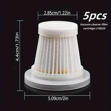 [Vacuum Cleaner Filter] 5/10pcs Washable PET Filter Nets For Handheld Car Vacuums - Durable, Reusable Mini Vacuum Cleaner Filters With Enhanced Suction Power & Performance, Fit For All Handheld Car Vacuums, Easy To Clean & Replace, Car Vacuum Cleaner Accessories, Transparent Design, Reusable Filters - Multicolor - View 14