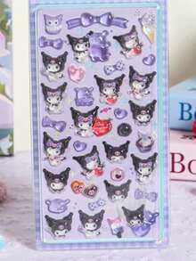 Cartoons Are Cute And Fresh, Sweet And Natural, New Three-Dimensional Crystal Stickers Cinnamon Dog Mobile Phone Case Stickers Cartoon Miniature Scene Stickers Three-Dimensional Decorative Crafts Hand-Painted Stickers Without Cutting School Supplies Back-To-School Season - Multicolor - View 6